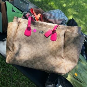 Coach diaper bag